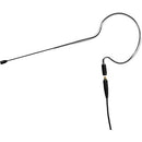 Galaxy Audio ESM8-OBK-4ATCH Microphone omnidirectionnel à oreille unique noir avec 4 câbles pour modèles Audio-Technica Gen 2