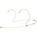 Galaxy Audio HSM4-OBG-4AT Beige Dual Ear Omni-Directional Headset Mic with 4 Cables - Audio-Technica