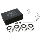 Galaxy Audio HSM4-OBK-4SHU Casque micro omnidirectionnel double oreille noir avec 4 câbles - Shure