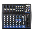 Gemini GEM-12USB Mixeur USB compact 12 canaux avec Bluetooth pour podcasts et mixage 