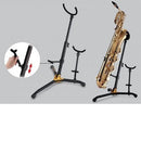 Hercules Ds536B Baritone Sax And Alto/tenor Sax Stand - Red One Music