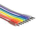 Hosa CMM-845 3.5mm TS To Same Unbalanced Patch Cables (Set Of 8) - 1.5ft