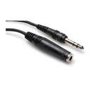 Hosa Hpe-325 25 Foot Headphone Extension Cable 14 Inch Trs - 14 Inch F Trs - Red One Music