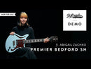 D'Angelico BEDFORD SH Semi Hollow-Body Electric Guitar (Black Flake)