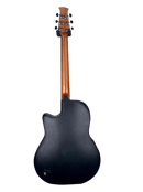 Ovation AB28-5S Applause Guitare électro-acoustique traditionnelle à cordes en acier peu profonde - Noir satiné