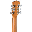 Luna HIGHTIDE Exotic Mahogany Top 6-String High Tide Grand Concert Guitare acoustique/électrique - Satin Natural 