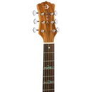 Luna HIGHTIDE Koa Top 6 cordes High Tide Grand Concert Guitare acoustique/électrique à pan coupé - Naturel satiné 