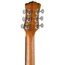 Luna HIGHTIDE Koa Top 6 cordes High Tide Grand Concert Guitare acoustique/électrique à pan coupé - Naturel satiné 