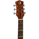 Luna HIGHTIDE Koa Top 6 cordes High Tide Grand Concert Cutaway Guitare acoustique/électrique pour gaucher - Satin Natural 