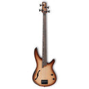 Ibanez SRH500FNNF - Semi-Hollow Electric Bass with Piezo Pickup - Natural Brown Burst Flat