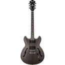 Ibanez AS53-TKF Transparent Black Electric Guitar - Red One Music