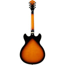 Ibanez AS113BS AS Artstar Series Semi Hollow-Body Electric Guitar (Brown Sunburst)