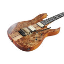 Ibanez RG Premium Series RGT1220PBABS Guitare électrique avec micros DiMarzio - Antique Brown Stained Flat
