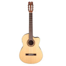 Jasmine Classical Cutaway Jc-25Ce Electric Classical Guitar - Red One Music
