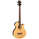 Luna LAB 30 TRIBAL  Acoustic/Electric Bass Guitar (Satin Natural)