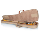 Levy LVYBASSGB200 Deluxe Gig Bag for Bass Guitars (Tan)