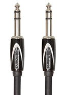 Câble d'interconnexion RCC-3-TRTR ROLAND, 1/4 "TRS, Black Series (3 ')