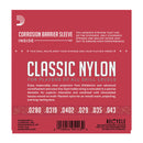 Cordes de guitare classiques en nylon D'Addario EJ27N-3D, tension normale - 3 jeux