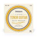 Cordes pour guitare ténor D'Addario EJ66 80/20 filées bronze