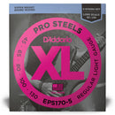 D'Addario EPS170-5 XL ProSteels Cordes pour guitare basse électrique 5 cordes 45-130
