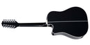 Takamine GD38CE-BLK 12-String Acoustic/Electric Guitar (Black)