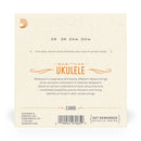D'Addario EJ88B Baritone Ukuléle Nyltech Set Set