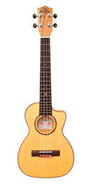 Leho LHUT-SMF-CE-TB Ukulélé ténor, épicéa/érable écaillé, corps fin