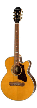 Epiphone MJ200CE J-200EC Guitare électrique acoustique de studio (vintage naturel)