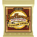 Ernie Ball 2007EB Earthwood Custom Light 80/20 Acoustic Guitar Strings - 11.5-54
