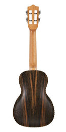 Leho LHUC-ALEB Ukulélé de concert en ébène avec dos en arc