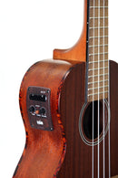 Leho LHUC-MM-E Mahogany Series Arch Back Ukulélé de concert avec micro