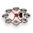 LP LP191NYS Hi-Hat Jingle Ring Hi-Hat Tambourine Attach - Red One Music