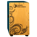 Luna PERCUSSION Cajon avec sac - Sarcelle