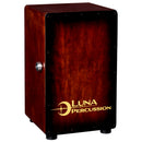 Luna PERCUSSION Cajon avec sac - Acajou vintage