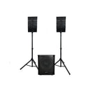 Gemini LRX-448 Haut-parleur line array portable 4x4" avec caisson de basses 12", paire