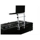 Odyssey LSTANDM - Black L Stand Mobile Folding Laptop/Gear Stand with Table/Case Clamps