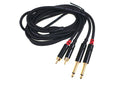 Link Audio LP210PR Premium Dual RCA To 1/4in Cable - 10ft