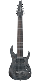 Ibanez RG9PBTGF Axe Design Lab 9 String Electric Guitar (Transparent Gray Flat)