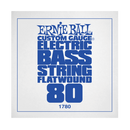 Ernie Ball 1780EB .080 Single Flatwound Electric Bass String