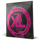 D'Addario ECB81S Chromes Plat enroule à l'échelle courte 45-100