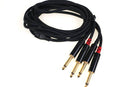 Link Audio LP210PP Premium Dual 1/4in To 1/4in Cable - 10ft
