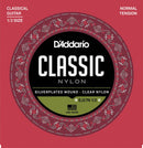D'Addario EJ27N 1/2 Étudiant Nylon Fractionnel Classical Guitar Cordeaux Normal Tension