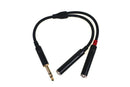 Link Audio LP26Y Premium 1/4 TRS-M to 2 x 1/4-F Adaptor