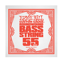 Ernie Ball 1655EB .055 Single Nickel Wound Electric Bass String