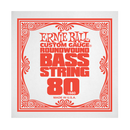 Ernie Ball 1680EB .080 Single Nickel Wound Electric Bass String