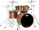 PDP PDCMX2215HM Concept Exotic Drum Shell Pack - 5 pièces - Acajou miel