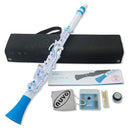 Nuvo N120CLBL Clarineo 2.0 Clarinet Kit (White/Blue)
