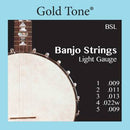 Gold Tone GT-BSL Banjo Light Gauge Strings