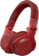Pioneer DJ HDJ-CUE1BT-R Bluetooth Closed-Back DJ Headphones - Red