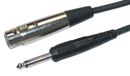 Link Audio A105PXF 1/4 Male to XLR-F - 5 Feet